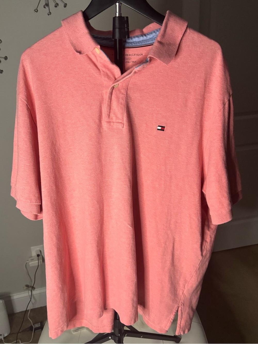 Tommy Hilfiger Coral Pink Short-Sleeve Polo